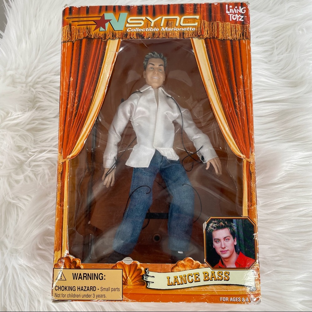 2000 Living Toyz NSYNC Lance Bass Collectible Marionette